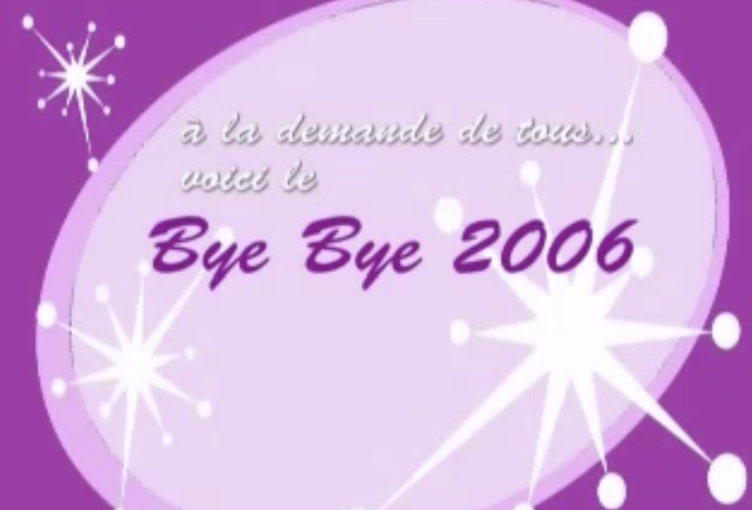 Bye bye 2006